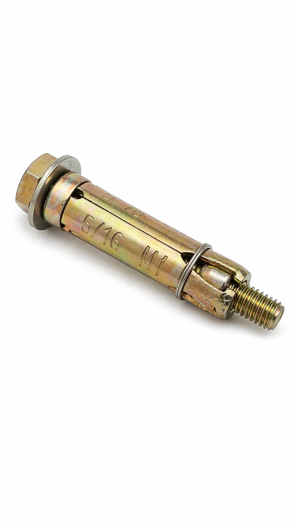 Ramplug metalico 5/16 dorado